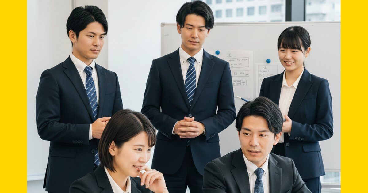 未経験からプロのITエンジニアへ転身し、協力して働くスクール卒業生たちのチーム（ネットビジョンアカデミー）