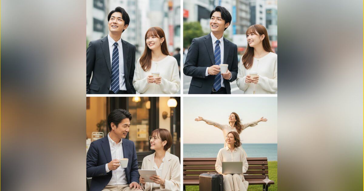 退職代行 わたしNEXT を利用して前向きになった女性のイメージ