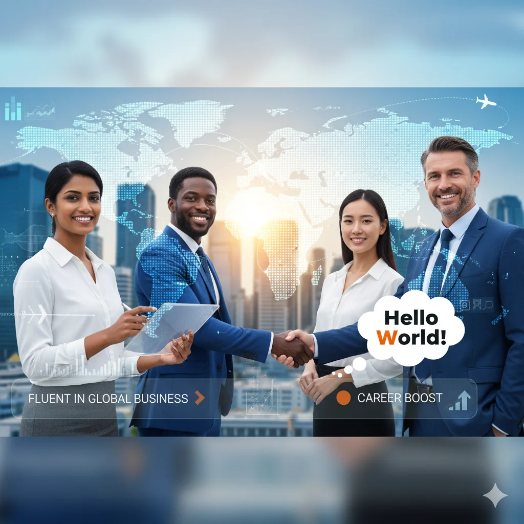 グローバルビジネスで活躍するビジネスパーソンのイメージ