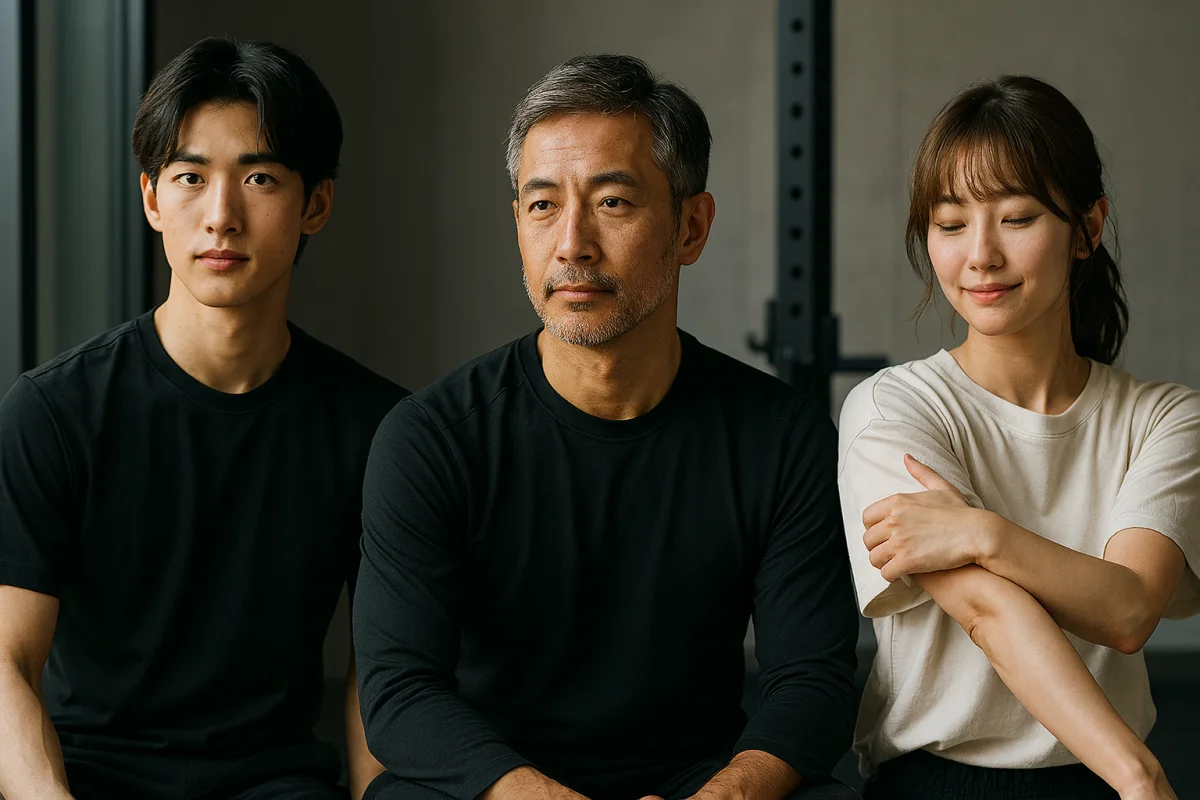 自然光の中で微笑む日本人女性受講生のポートレート