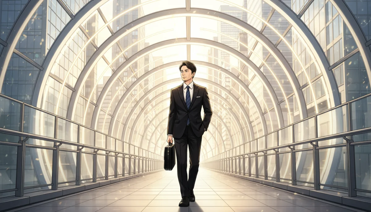 30代男性の転職イラスト