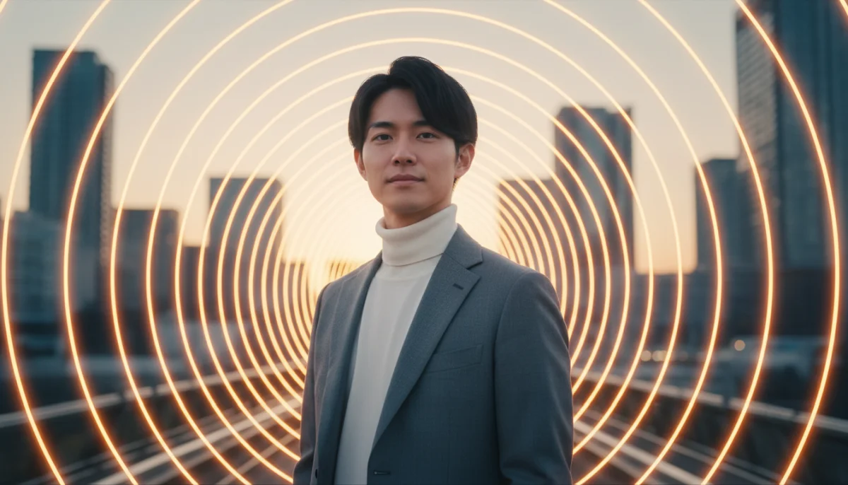 UZUZ第二新卒支援向けの若手男性のポートレート